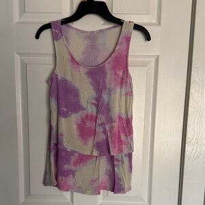 Latched Mama Tie-Dye Nursing Tank Top